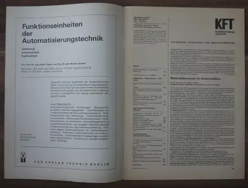 KFT Im Blickpunkt Materialökonomie Dezember 1977 W  50 LA W ND