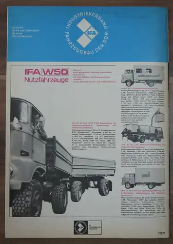 Neues vom Polski Fiat KFT Februar 1971 IFA W50 L S Sattelzugmaschine