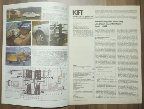 Zeitschrift KFT Test Lada Samara WAS 2108 Juli 1989 DDR Kraftfahrzeugtechnik