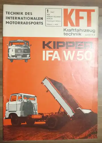 Technik des internationalen Motorradsports KFT DDR Zeitschrift Januar 1967