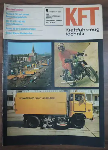 KFT Messeneuheiten Trabant 601 mit neuen Ausstattungsdetails September 1977 DDR