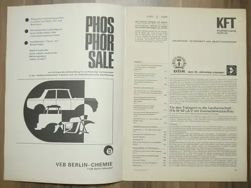 DDR Zeitschrift Weiterenwicklung der kleinen MZ ES 125 150 1 KFT Juni 1969