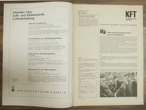 Zeitschrift DDR KFT Interview Fragen PKW Import Lada 1600 968 M 1977