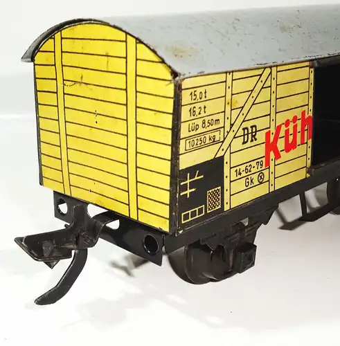 Zeuke Bahnen Kühlwagen Spur 0 Blech