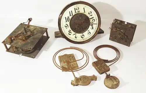 Konvolut alte Uhrwerke Uhrmacher Bastlerware Ersatzteilspender