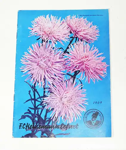 Katalog Heinemann Erfurt Saatgut Blumen Gemüse 1969 Gärtner Garten