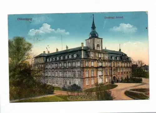 Ak Oldenburg Großherzogtum Schloß Postkarte Oldenburger Schloss 1918
