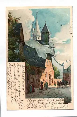 Ak Großes heiliges Kreuz Goslar Niedersachsen Postkarte 1916