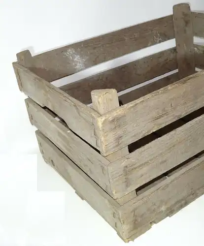 Alte Obstkiste Holzkiste Lattenkiste Deko Garten Bepflanzung Pflanzkiste Shabby