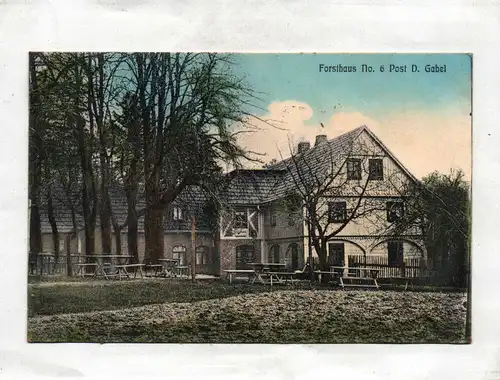 Ak Forsthaus No. 6 Post D. Gabel Jablonné v Podještědí 1911