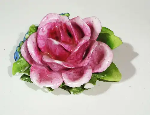 Alte Porzellan Blumen 4 Stück vor 1945 Deko Blüten Tischdeko 