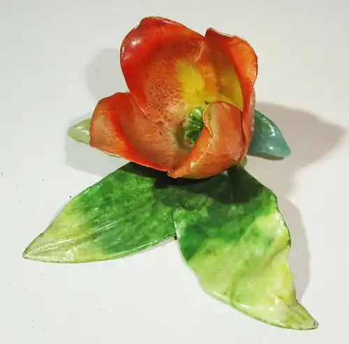 Alte Porzellan Blumen 4 Stück vor 1945 Deko Blüten Tischdeko 