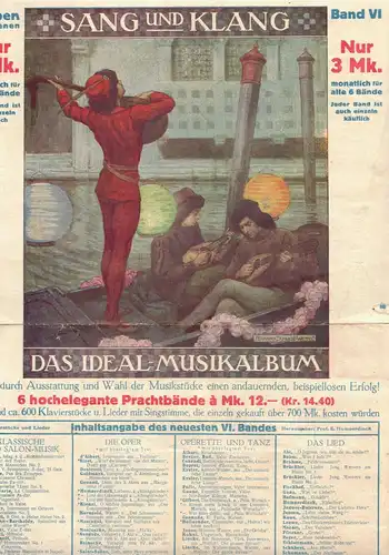 Reklame Prospekt Buchhandlung Karl Block Breslau um 1920 (D6