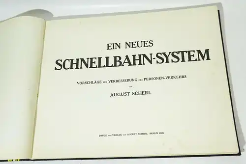 Ein neues Schnellbahnsystem Verbesserung Personenverkehr 1909 August Scherl Eise