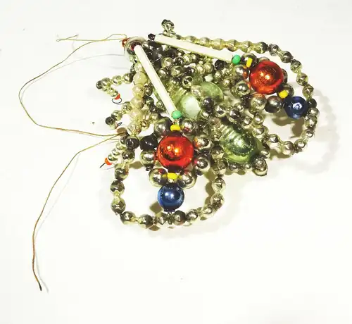 Alter Gablonzer Christbaumschmuck Fliege CBS Weihnachtsschmuck !