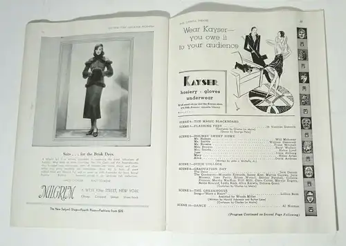 Earl Carroll Theatre New York City Broschur map Vintage um 1924 Theater ! (D6
