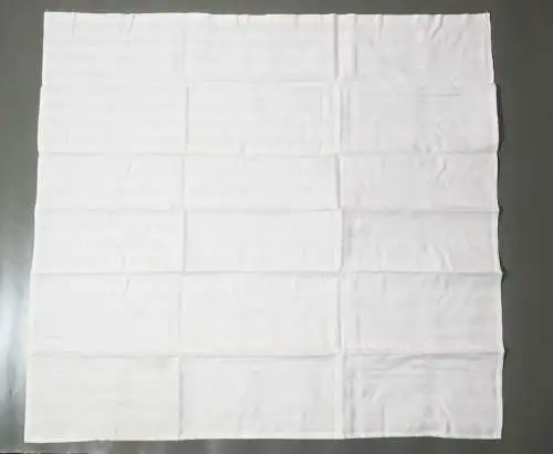 DDR Paket 30 Tischdecken Weiss 78,5 cm x 74 cm Gestreift B-Ware Basteln Vintage