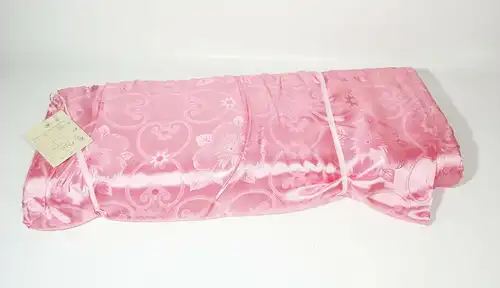 Ballen Steppdecken Damast Kunstseide DDR 53 m lang u 1,4 m breit Etikett 