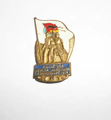 DDR Abzeichen * Monat der deutsch-sowjetischen Freundschaft 1955 !