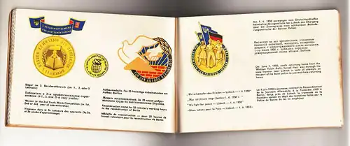 Broschur Medaillen und Abzeichen DDR 1951 Bildband Nachschlageliteratur ! (H5