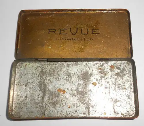 Alte 5er Blechdose Sulima Cigaretten Revue Zigaretten um 1910 