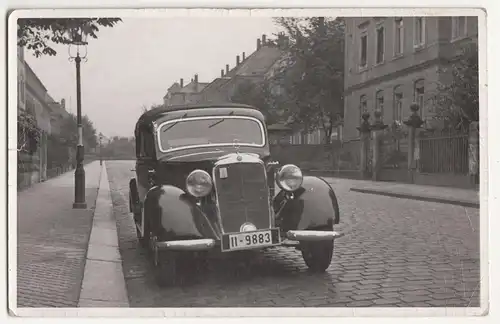 Foto Ak Mercedes Front Autnahme 1940er Dresden Löbtau Malterstraße   F2303