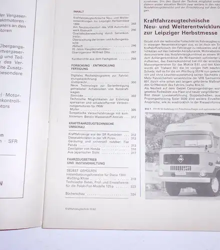 KFT Kraftfahrzeugtechnik Zeitschrift 10 Oktober 1980 Fiat Panda Zweitakter Honda