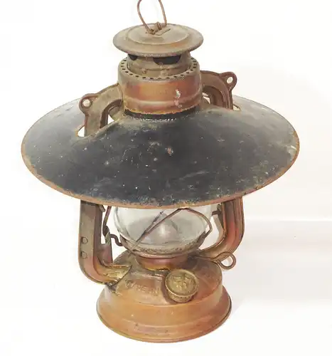 Bat 158 Petroleumlampe mit Schirm Fledermaus Laterne