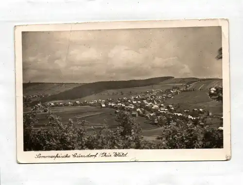 Ak Sommerfrische Cursdorf und Wintersportplatz Thüringer Wald DDR 1954