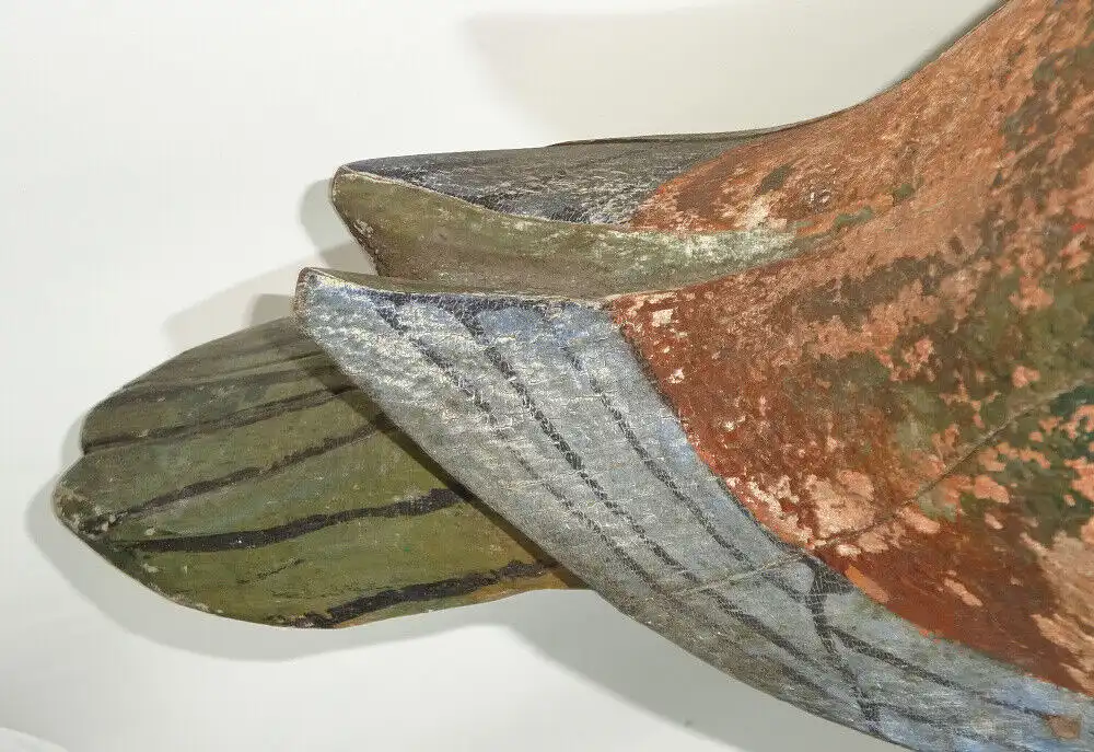 Uralte Lockente Holz Ente Jagd Attrappe Lockvogel Sammler  1