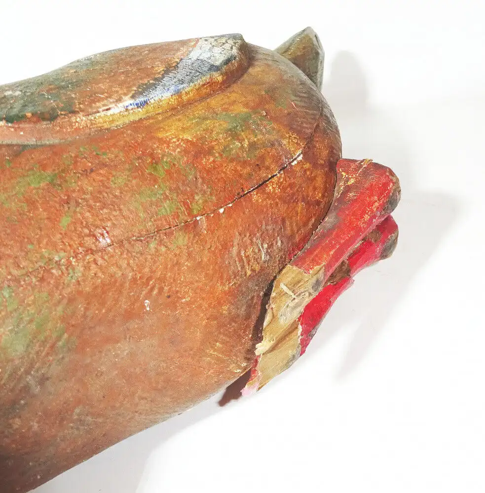 Uralte Lockente Holz Ente Jagd Attrappe Lockvogel Sammler  4