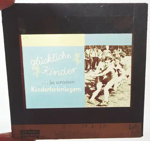 DEWAG Kino Dia 10 Stück Kinder Pädagogik Erziehung Glas Sammler Reklame