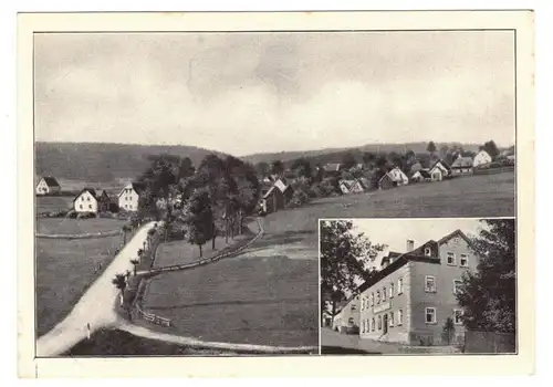 Ak Gasthaus Hans Wirth Lippertsgrün Oberfranken Naila