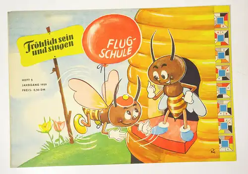 Frösi Beilage Heft 5 Jahrgang 1959 Umschlag DDR