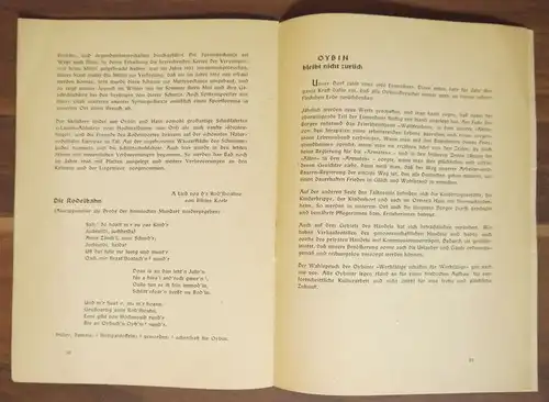 Oybin Berg und Dorf in 7 Jahrhunderten 1960 Dr. Arno Kunze