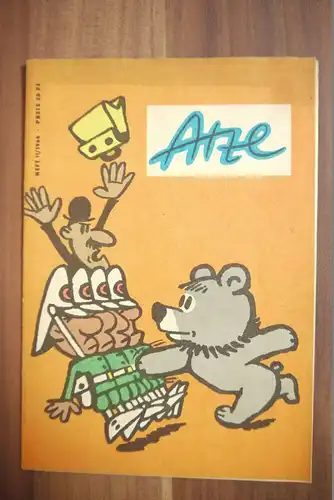 Atze 1966 Heft 11 Die Bulettenjagd Kinderzeitschrift DDR Comic