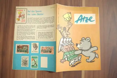 Atze 1966 Heft 11 Die Bulettenjagd Kinderzeitschrift DDR Comic