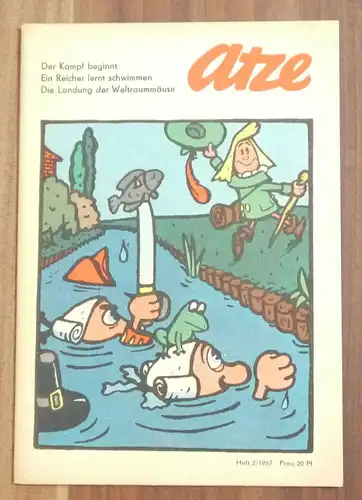 DDR Comic Atze 1967 Heft 2 Der Kampf beginnt