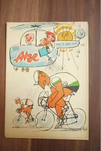 Walja und Atze beim Testflug Heft 5 DDR Kinderzeitschrift Comic 1965