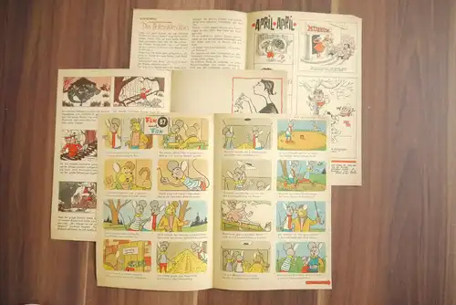 Atze 1965 Heft 4 DDR Kinder Zeitschrift Comic Elefantenbenteuer