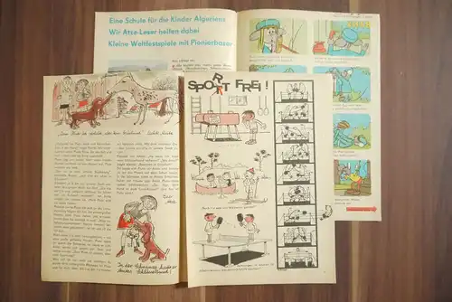 Atze Heft 6 Pluto und das Geländespiel 1965 Heft 6 DDR Comic