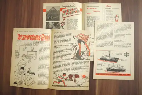 Atze DDR Zeitschrift Heft 7 Eigenheim Ferientage 1963 Comic Heft 7