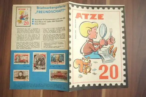 Atze Comic DDR Der Vortragsfimmel 1966 Heft 9