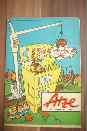 DDR Comic Eine Dampferfahrt im Neben 1966 Heft 4 Atze Kinder Zeitschrift