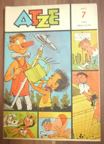 Atze Pedro und Coco Der Schulgarten Heft 7 DDR Comic 1966