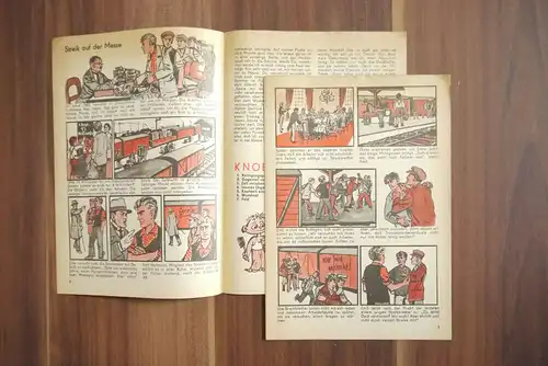 Atze Streik auf der Messe 1968 Heft 9 DDR Comic