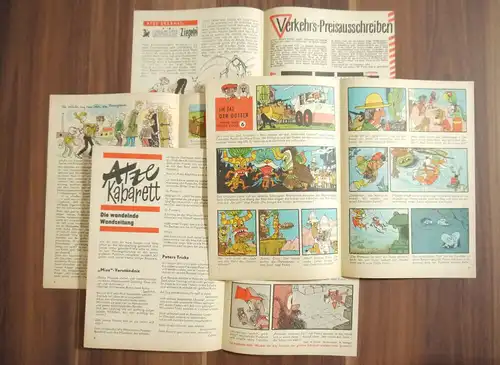 Atze Kinderzeitschrift Heft 11 Die unheimliche Ziegelei 1965