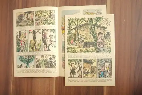 Atze DDR Das Geheimnis des alten Schuppens 1969 Heft 7 Comic