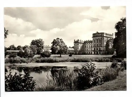 Foto Ansichtskarte Ludwigslust Schloßpark Echtfoto Postkarte