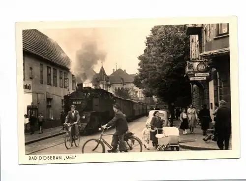 Ak Foto Bad Doberan Bäderbahn Molli Eisenbahn Schmalspurbahn „Molli“ Postkarte